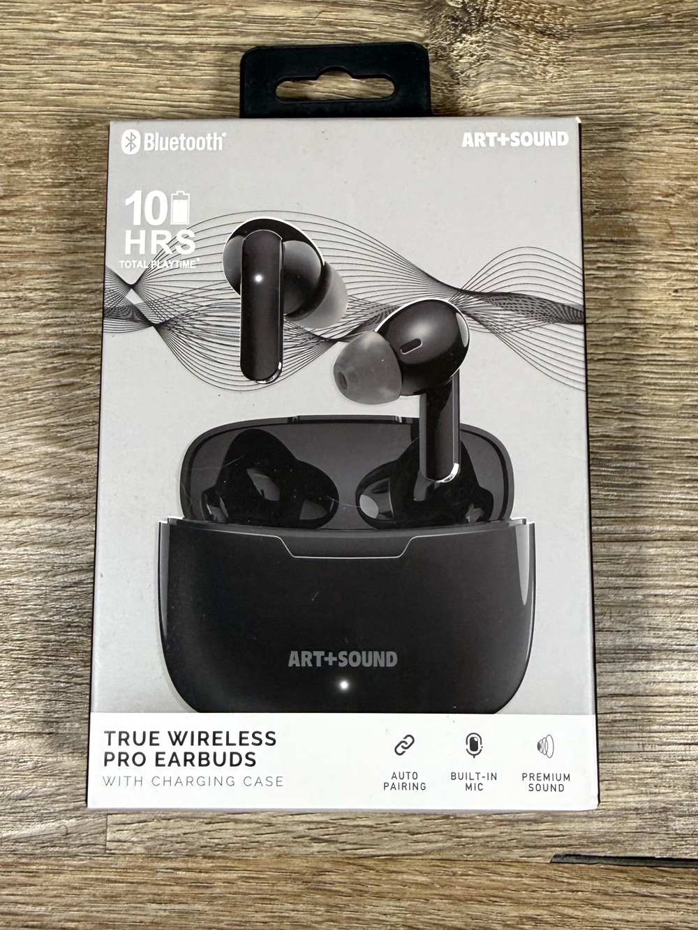 True Wireless Pro Earbuds in Black - Bluetooth